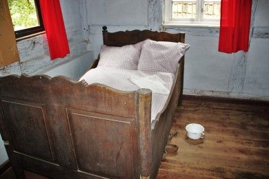 ein altes Schlafzimmer