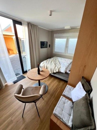 Modernes Tiny House Vita am Weingut