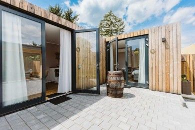 Modernes Tiny House Vita am Weingut