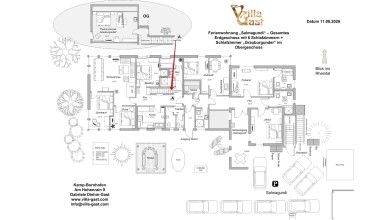 Villa Gast Salmagundi – Gruppenferienwohnung am Mittelrhein für 14 Erwachsene + 2 Kinder