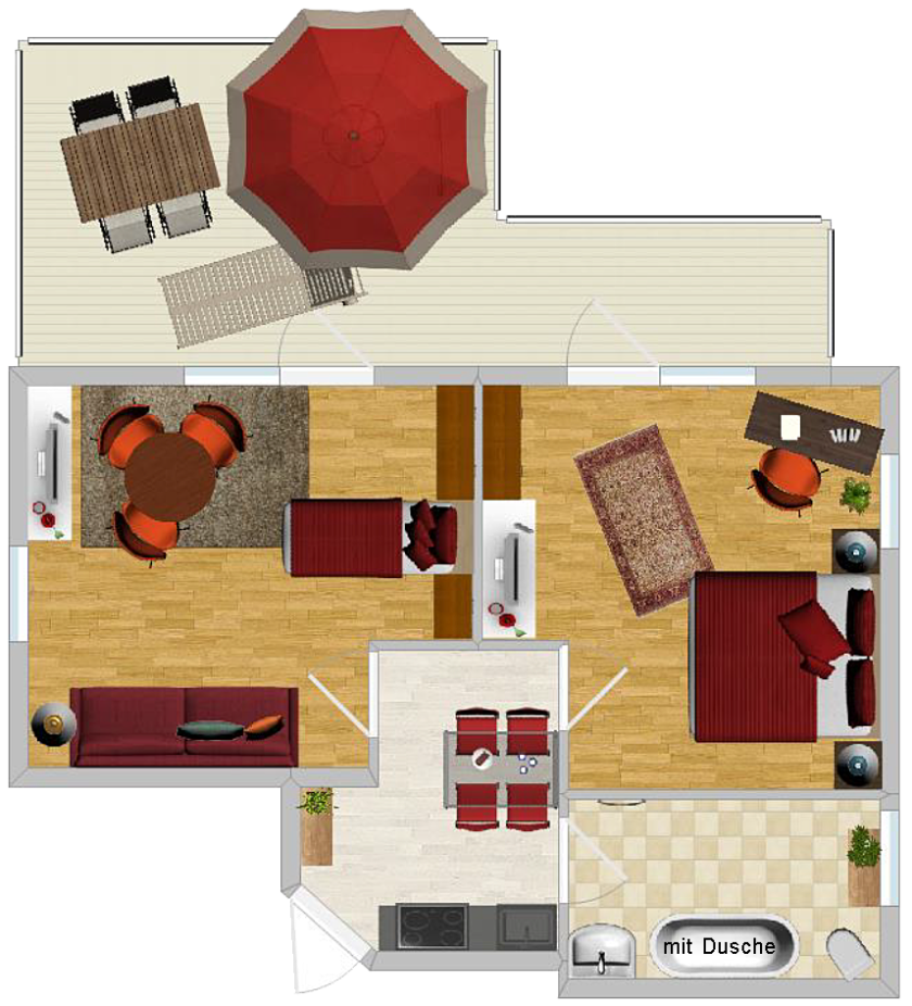 Plan Ferienwohnung 6