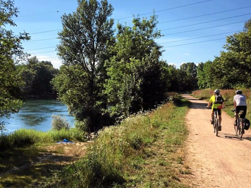 Fahrradtouren am Rhein ohne Steigung