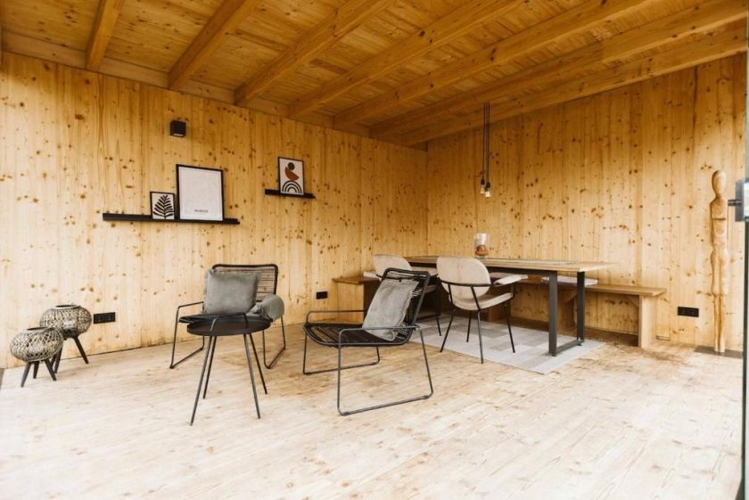 Modernes Tiny House Vita am Weingut