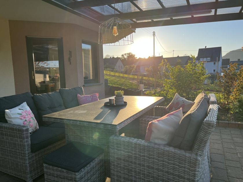 Terrasse mit Eingang