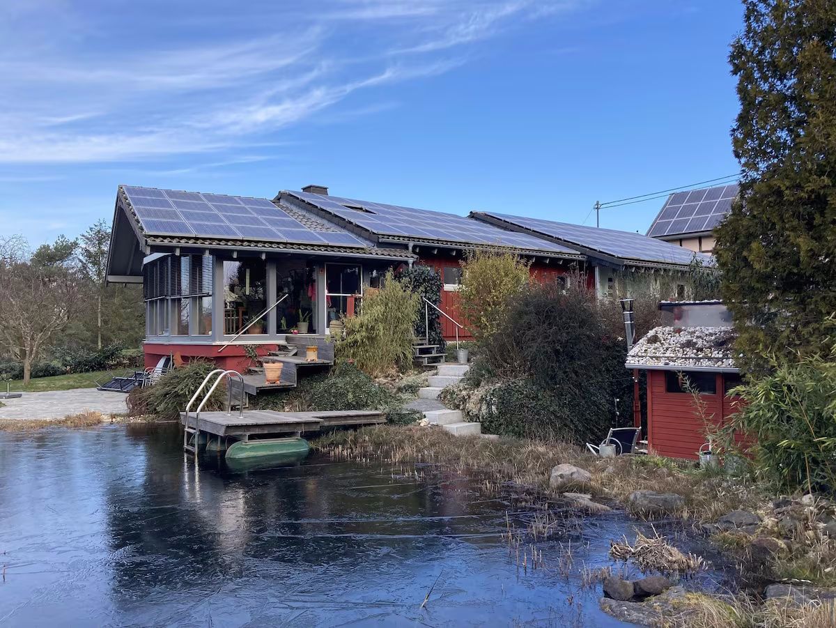 Unser Schwimmteich...