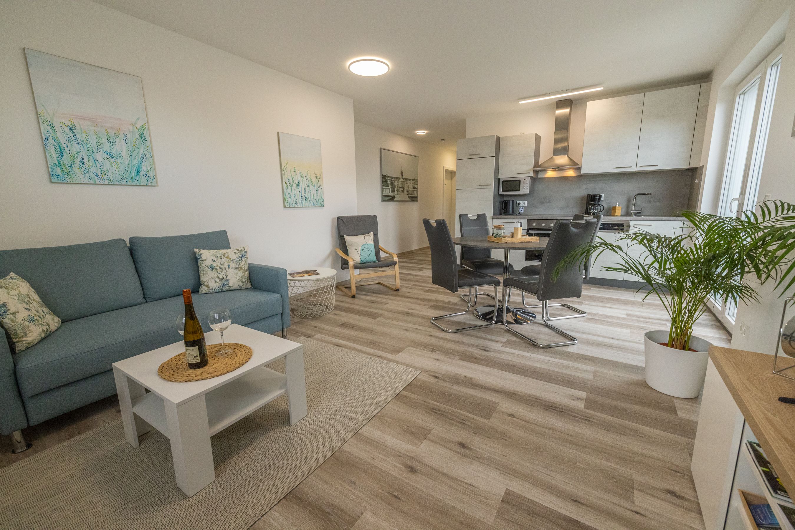 Wohnzimmer Steinbruchblick